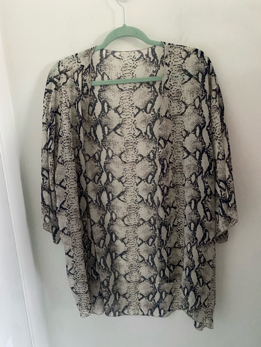 Snake Print Kimono